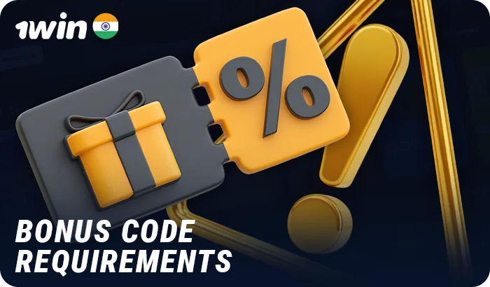 Requirements for using the 1win promo code