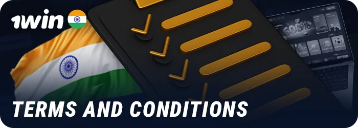 About the terms and conditions at 1Win India